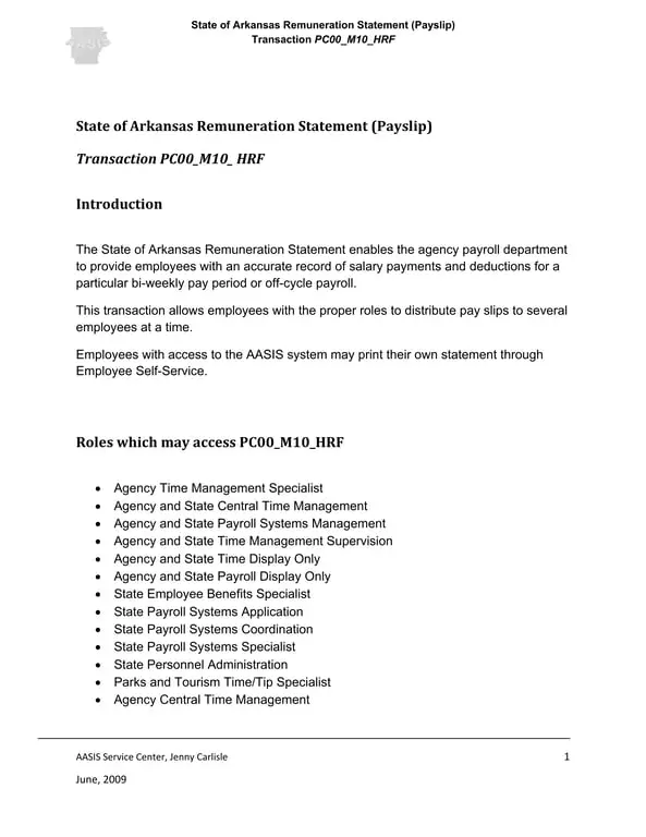 Get the most current Arkansas Remuneration Statement for Payroll Validation and Employee Access form now