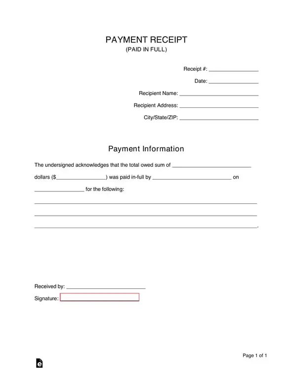 Get the most current Nevada Cash Payment Receipt Confirmation form now