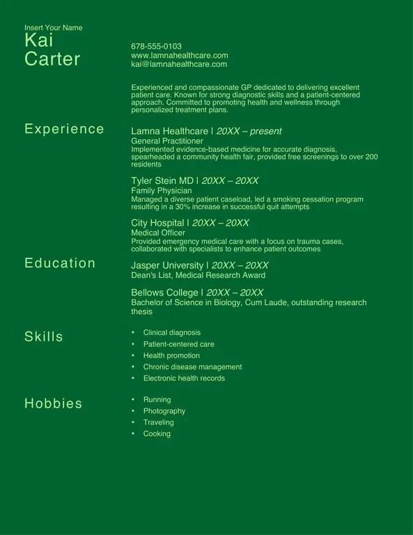Get the most current Monochrome professional resume form now