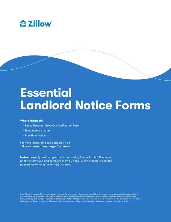 Get the most current Landlord Notice Essentials - Lease Renewal and Rent Management Resources form now