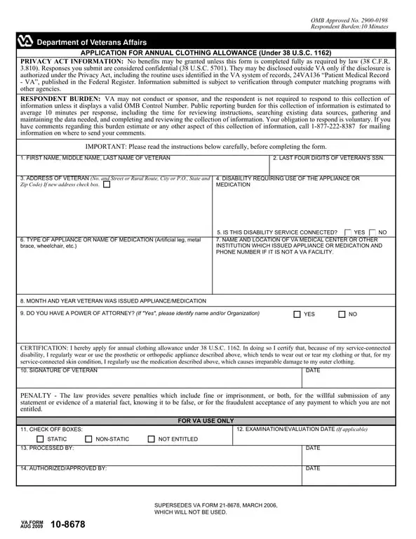 Get the most current Update Your Address with VA Form 10-8678 - Mandatory for Legal Compliance and Seamless Benefit Delivery form now