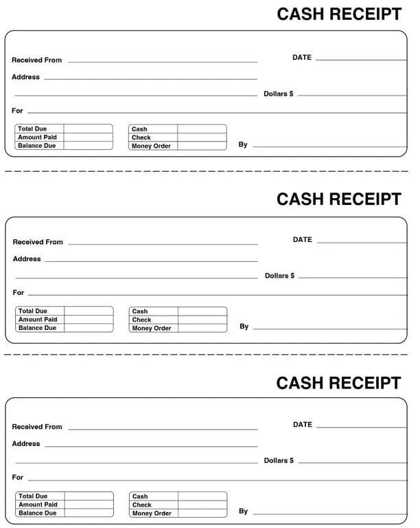 Get the most current Receipt form now